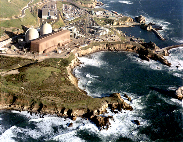 P,G & E OWNED Nuclear power plant at Diablo Canyon, CA. USA